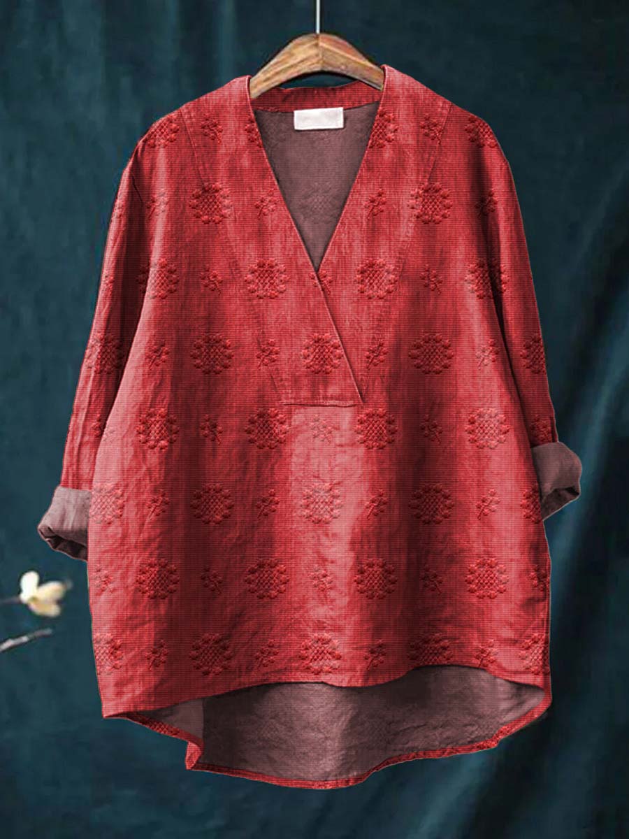 Blusa in lino Cara