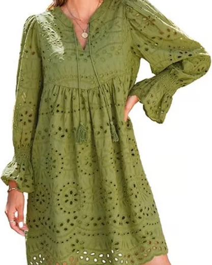 Paisley - Abito midi Elegante con Corte Hueco