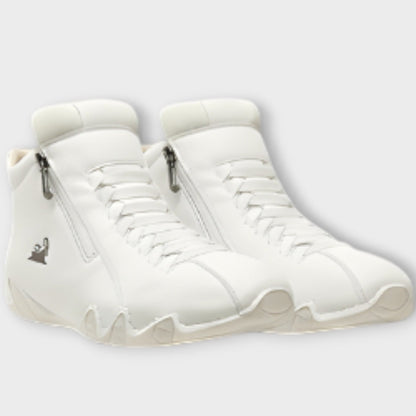 Sneakers Minimalistas con Zip Laterale