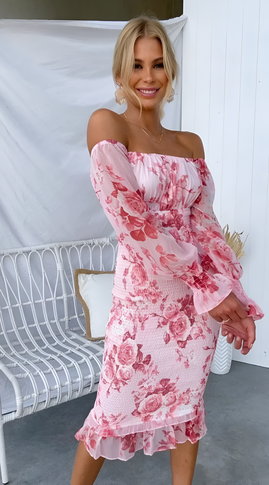 Olivia | Abito Eleganza in Fiore