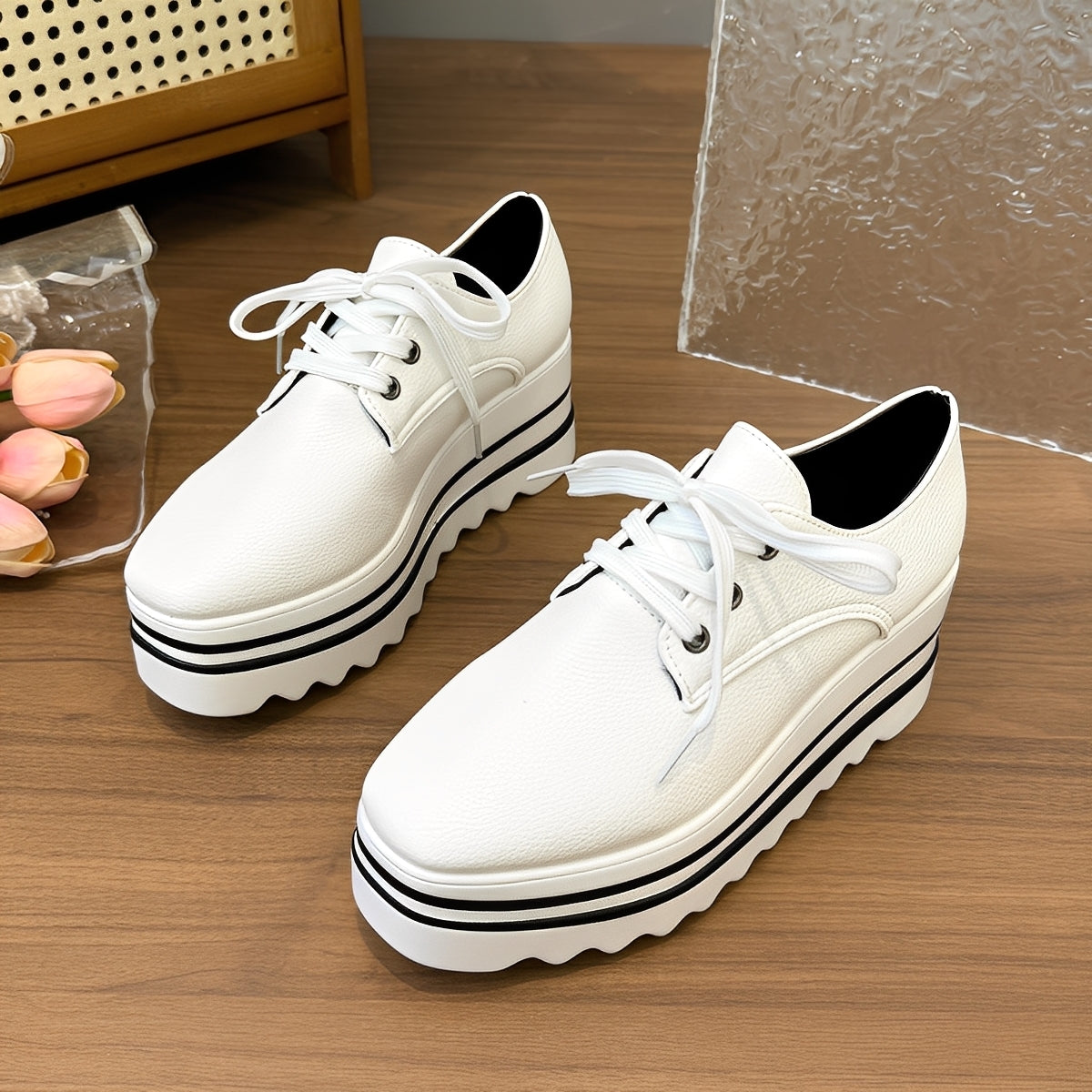 Joanne - Sneakers di moda con suola gruesa da donna