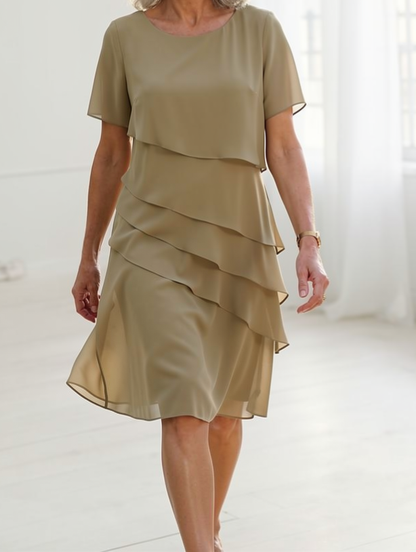 Linda | Elegante Abito Comodo con Volant