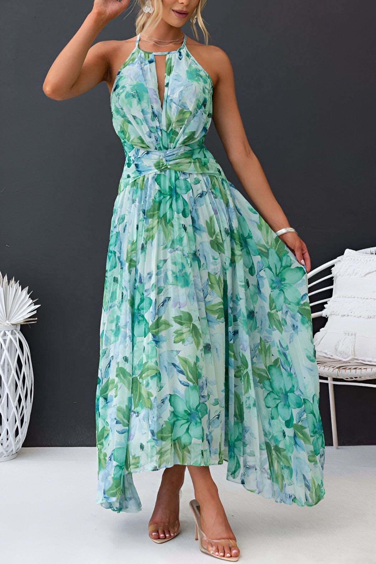Valeria | Abito Maxi Eleganza Flotante