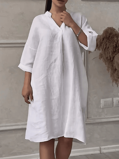 Aeris™ - Abito V-Collo Naturale