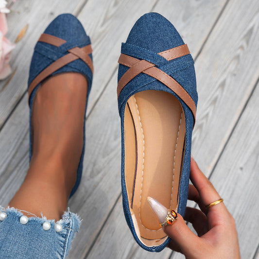 Edvige - Sandali di Denim Chic