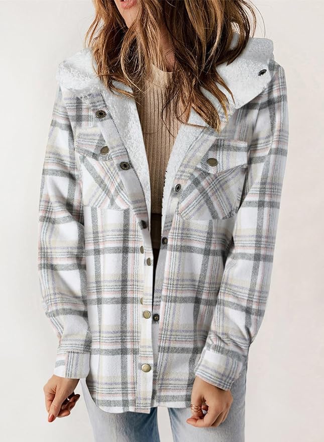 Elvessa | Giacca di Franela a quadri