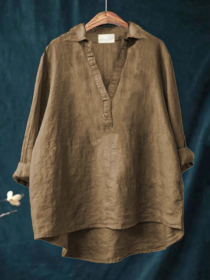 Blusa in lino Andrea
