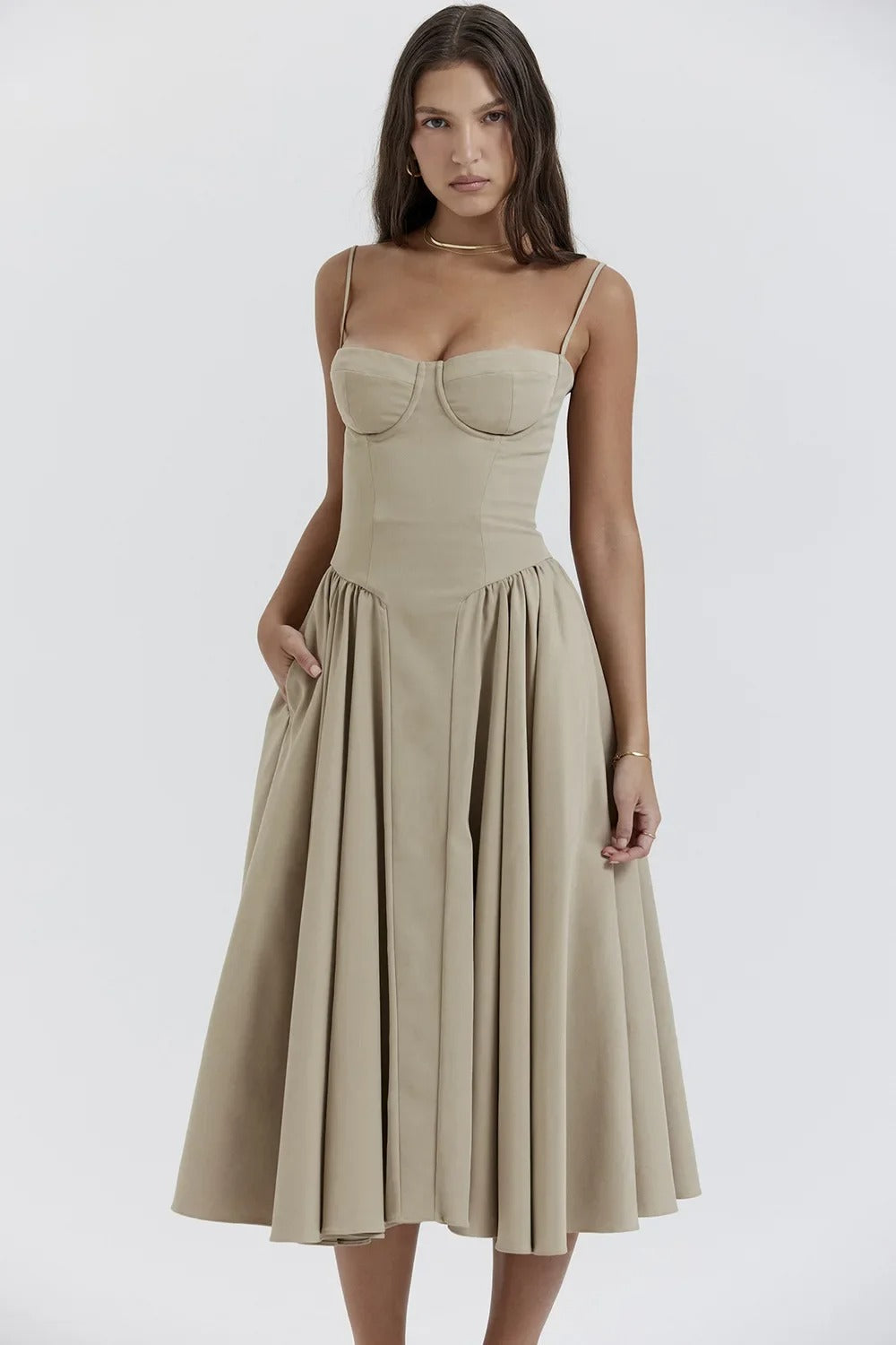 Elara | Abito Estivo Corsé Elegante
