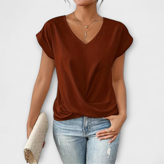 Carlinda | Elegante Top con scollo a V