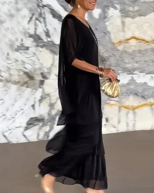 Laura - Abito lungo elegante e fluido