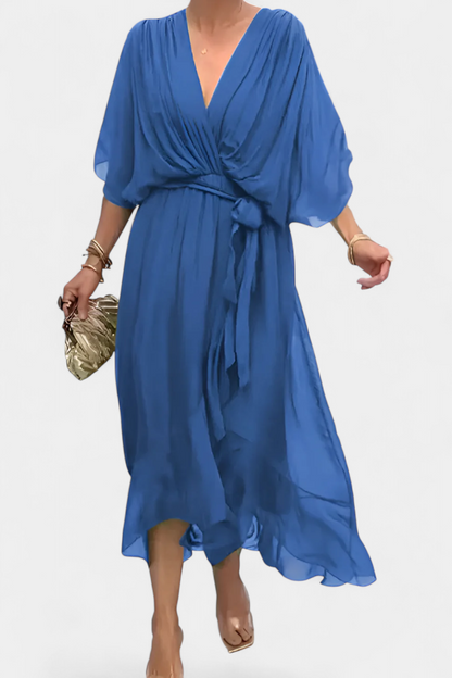 Luisa Abito Flowy con scollo a V