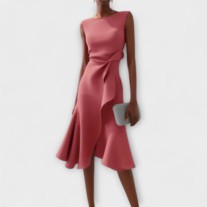 Juliette – Abito midi Asimmetrico Draped