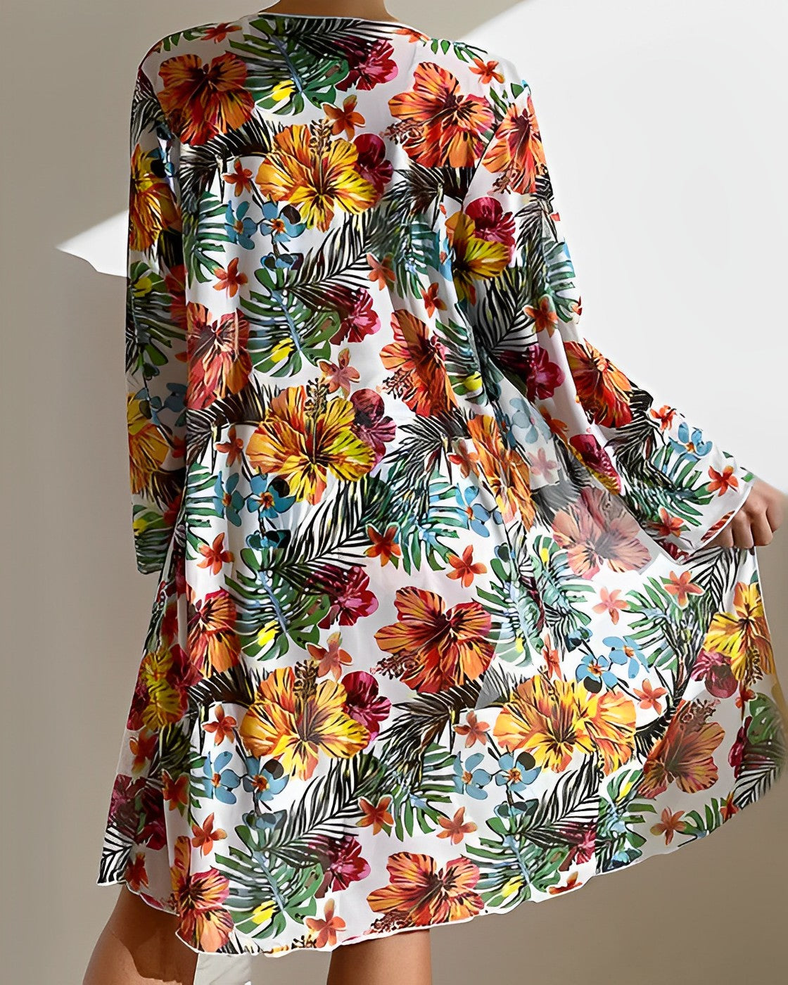 ALANI – SET DI BIKINI CON STAMPA TROPICAL E COPRICOSTUME