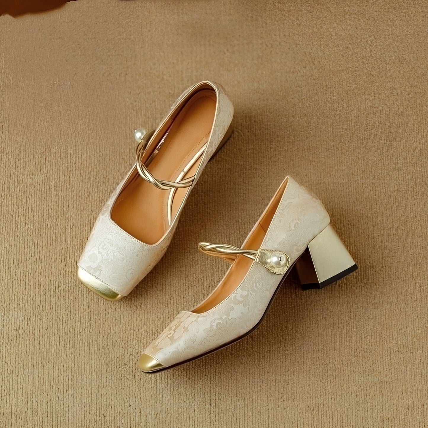 Rhonda - Elegantle scarpe con tacco bloque da donna