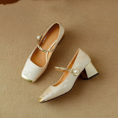 Rhonda - Elegantle scarpe con tacco bloque da donna