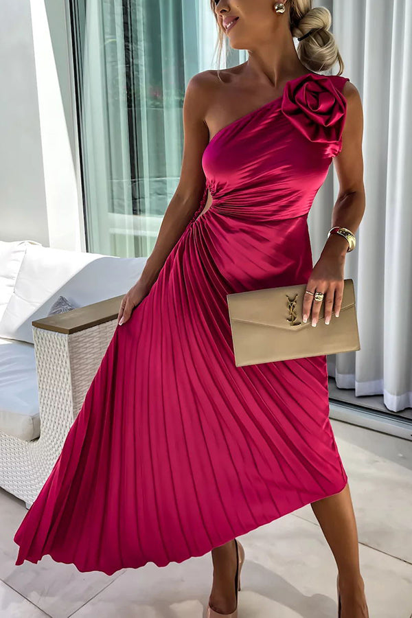 Lizbeth - Abito Maxi di Fiori con Hombro Descubierto