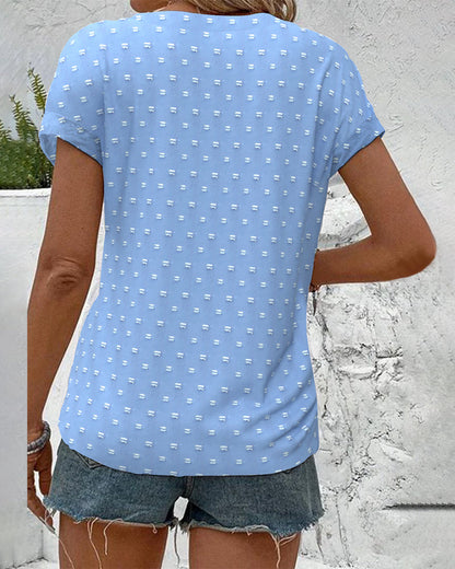 Amarys | Camicia di collo a V con bottoni