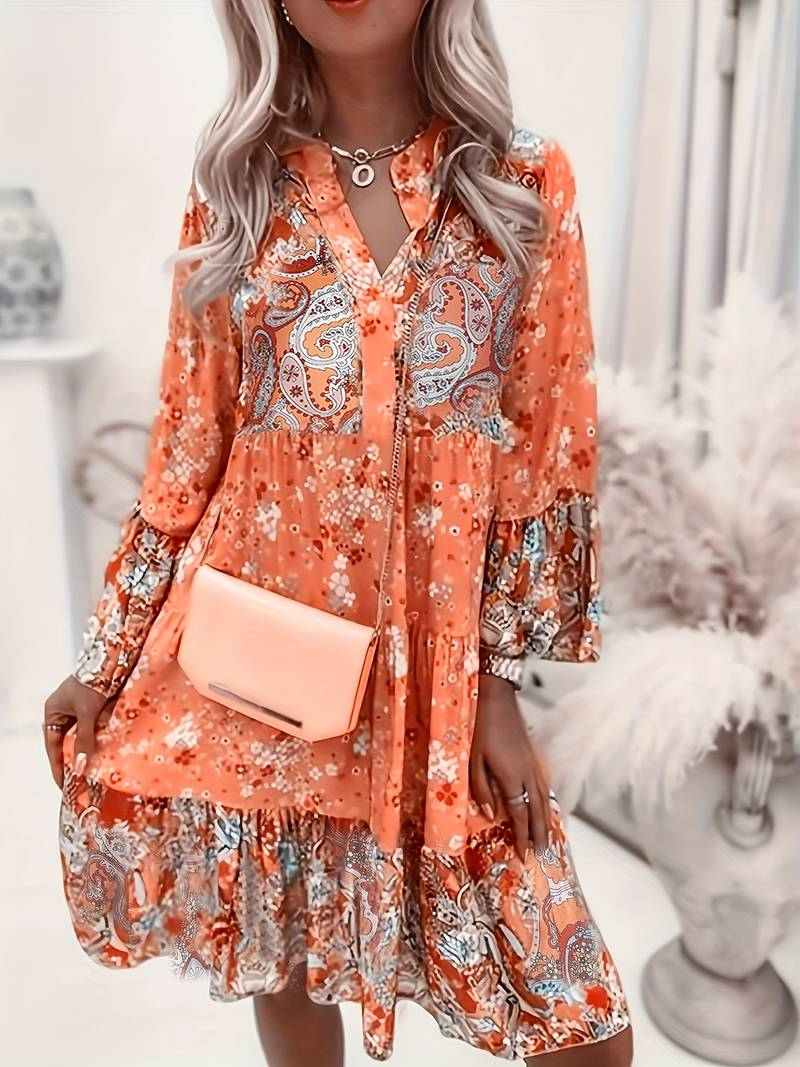 Danika | Abito Boho Impreso