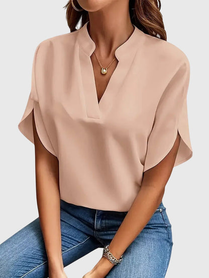 Beatrix™ | Camicia V di Collo Morbido ed elegante