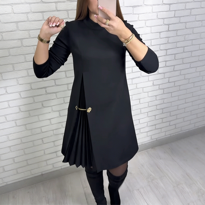 MADELINE – ABITO MINI ELEGANTE CON DETTAGLI PLISADOS