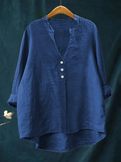 Blusa in lino Sabrina