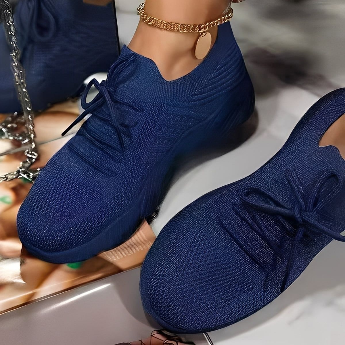 Axelle - Scarpe ortopediche di malla da donna