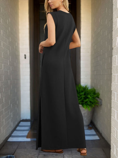 Riley™ - Abito di Lino Elegante con Dettagli Hechos a mano