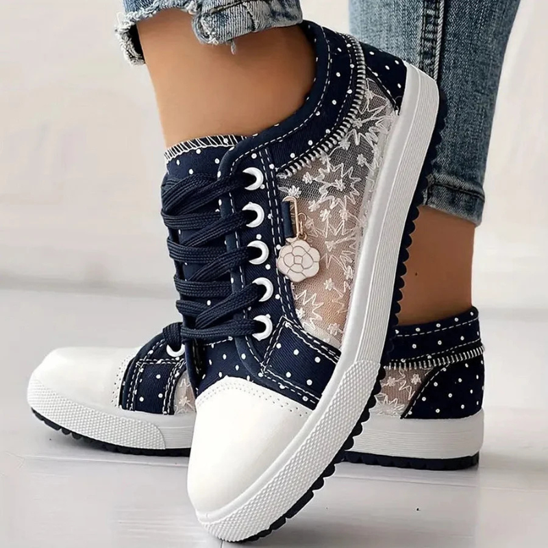 Elettra - Sneakers florales leggere