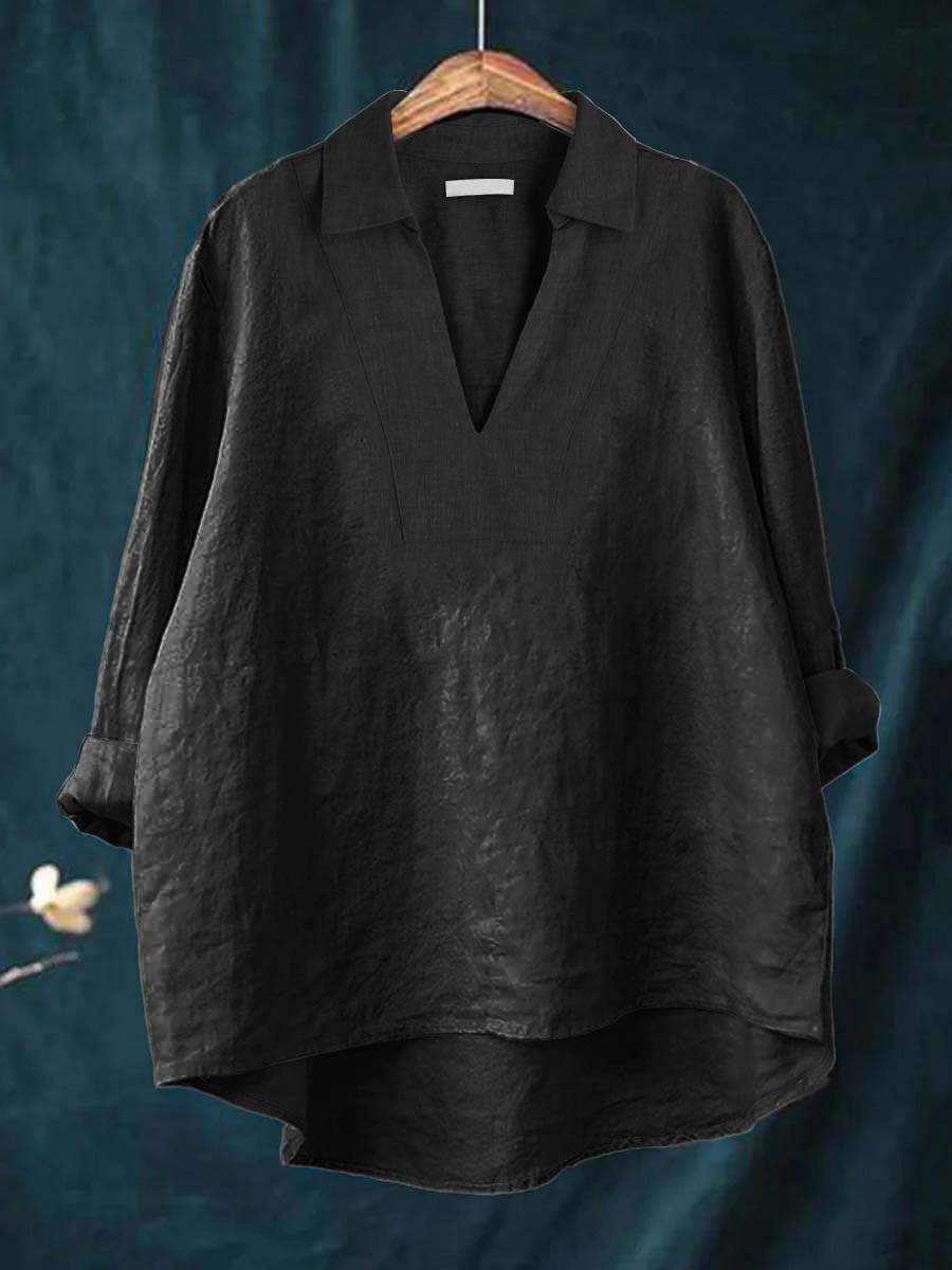 Blusa in lino María