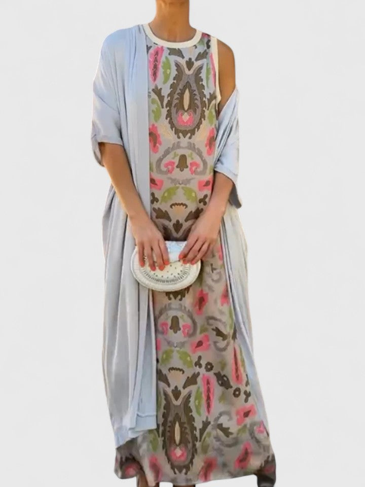 SHIELA – ABITO MAXI BOHO ELEGANTE