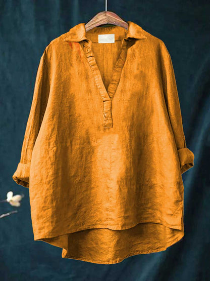 Blusa in lino Andrea