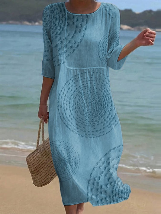 Abito casual Ricamo per donna