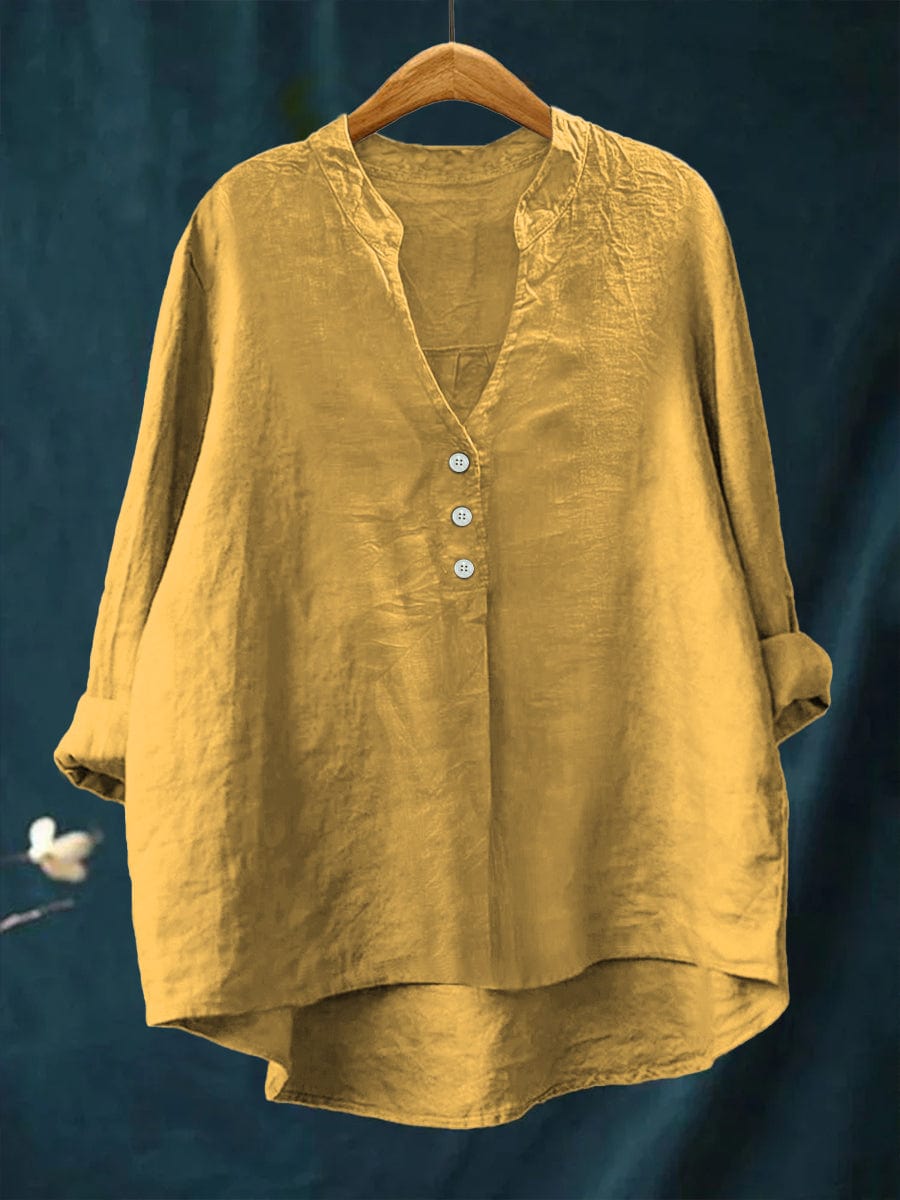 Blusa in lino Sabrina