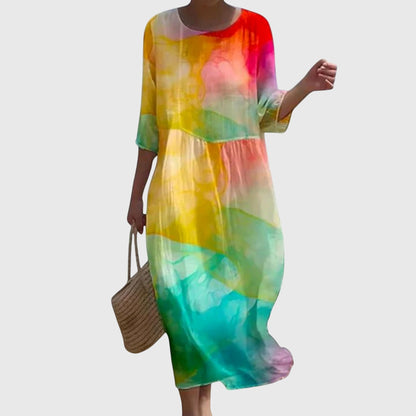 Hayley | Abito maxi Floreale Stiloso