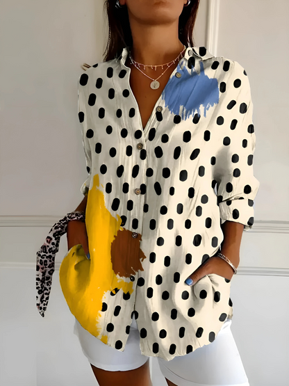 Yllona – Blusa Relaxed con bottoni