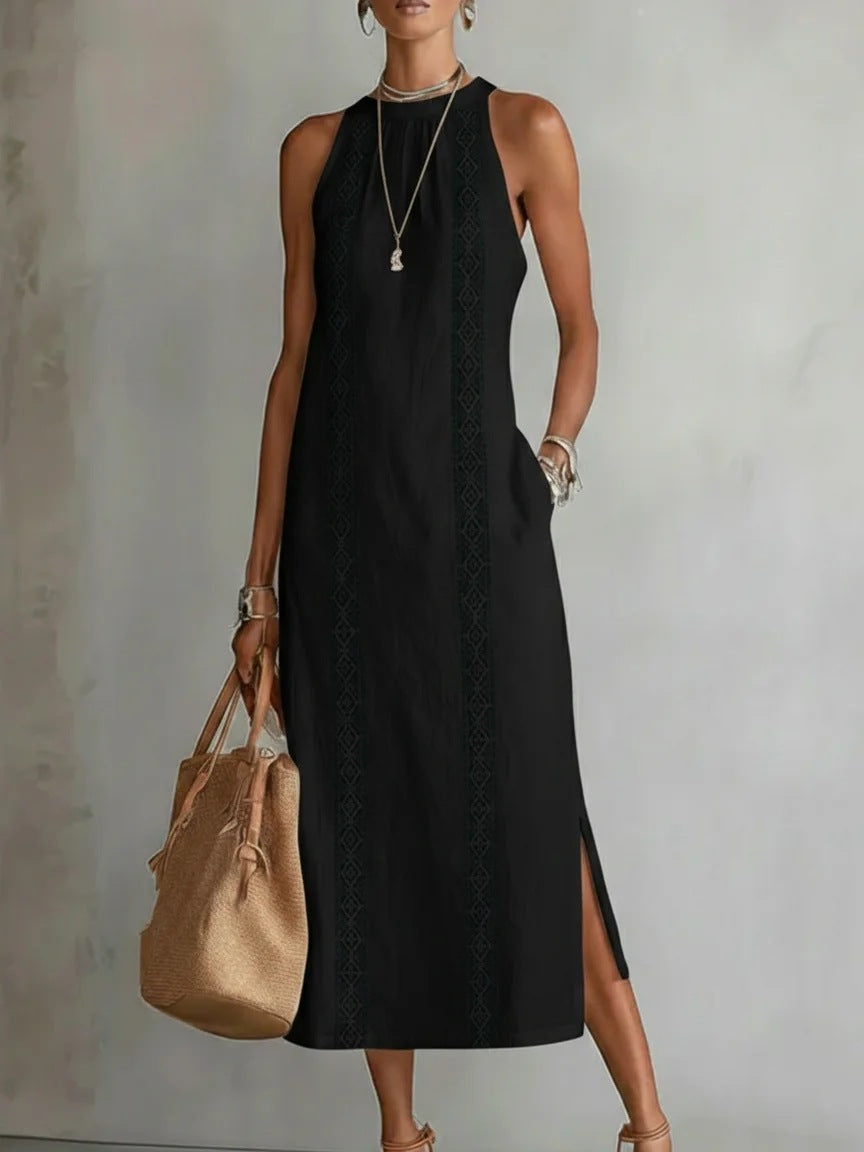 Abito maxi Vittoria - Eleganza Senza tempo e Ricamo artigianale
