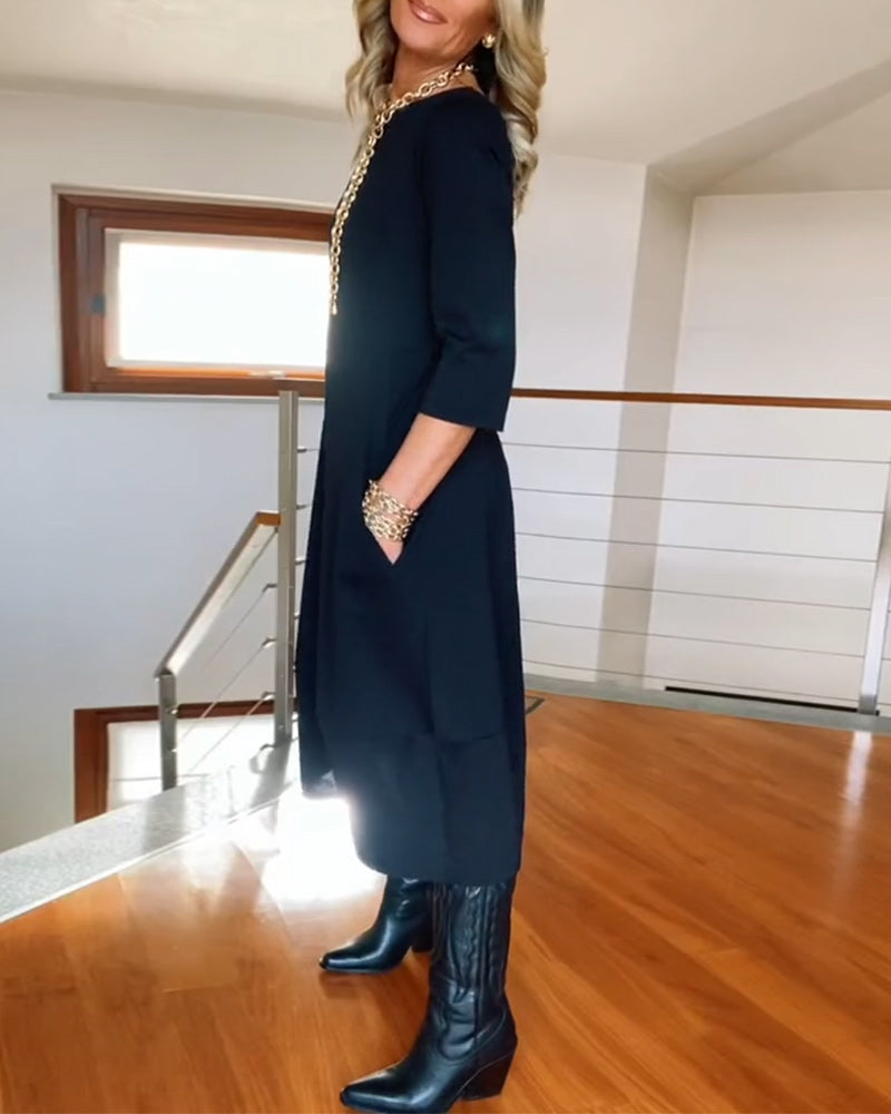 Sophia™ - Abito elegante con dettagli fatti a mano