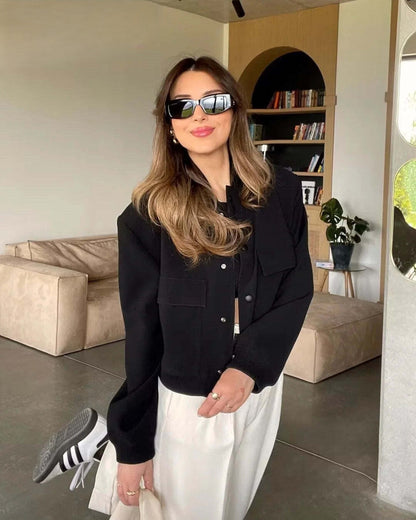 BELLA | Bomber a maniche lunghe Corto