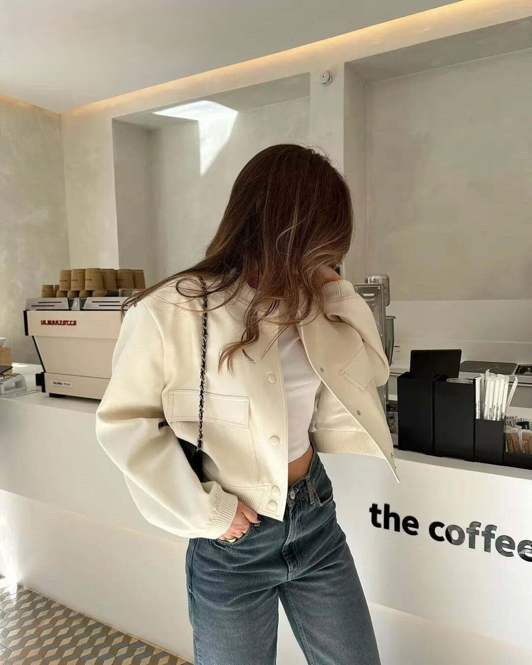 BELLA | Bomber a maniche lunghe Corto