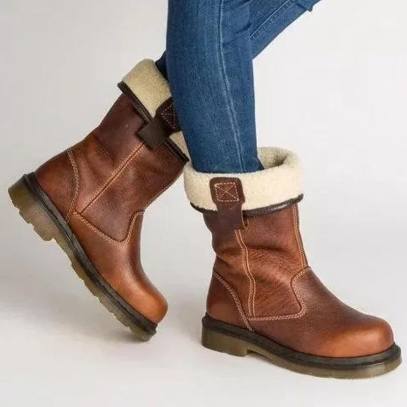 Hazel | Stivali di Invierno di Pelle Forradas