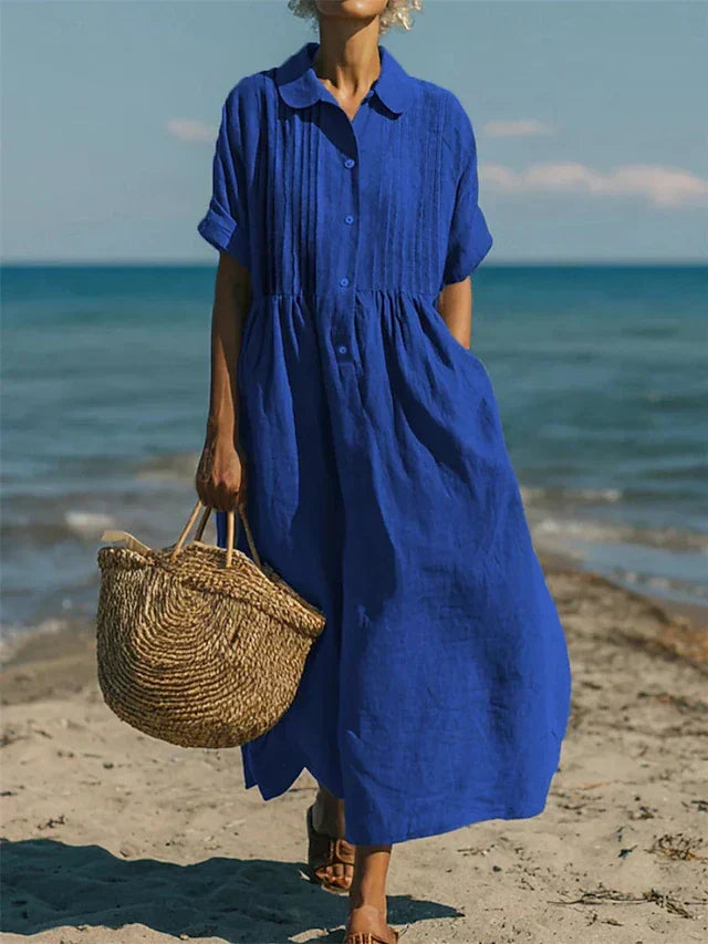 Alice™ | Abito chemisier di Bottoni in cotone