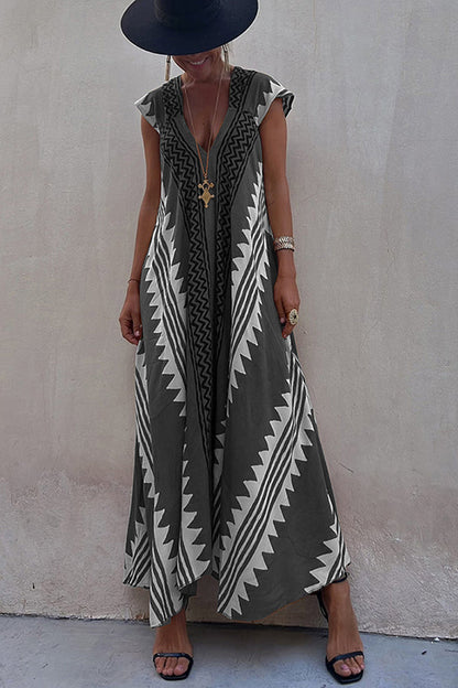 Camille | Abito Bohemio Casual con Scollo a V