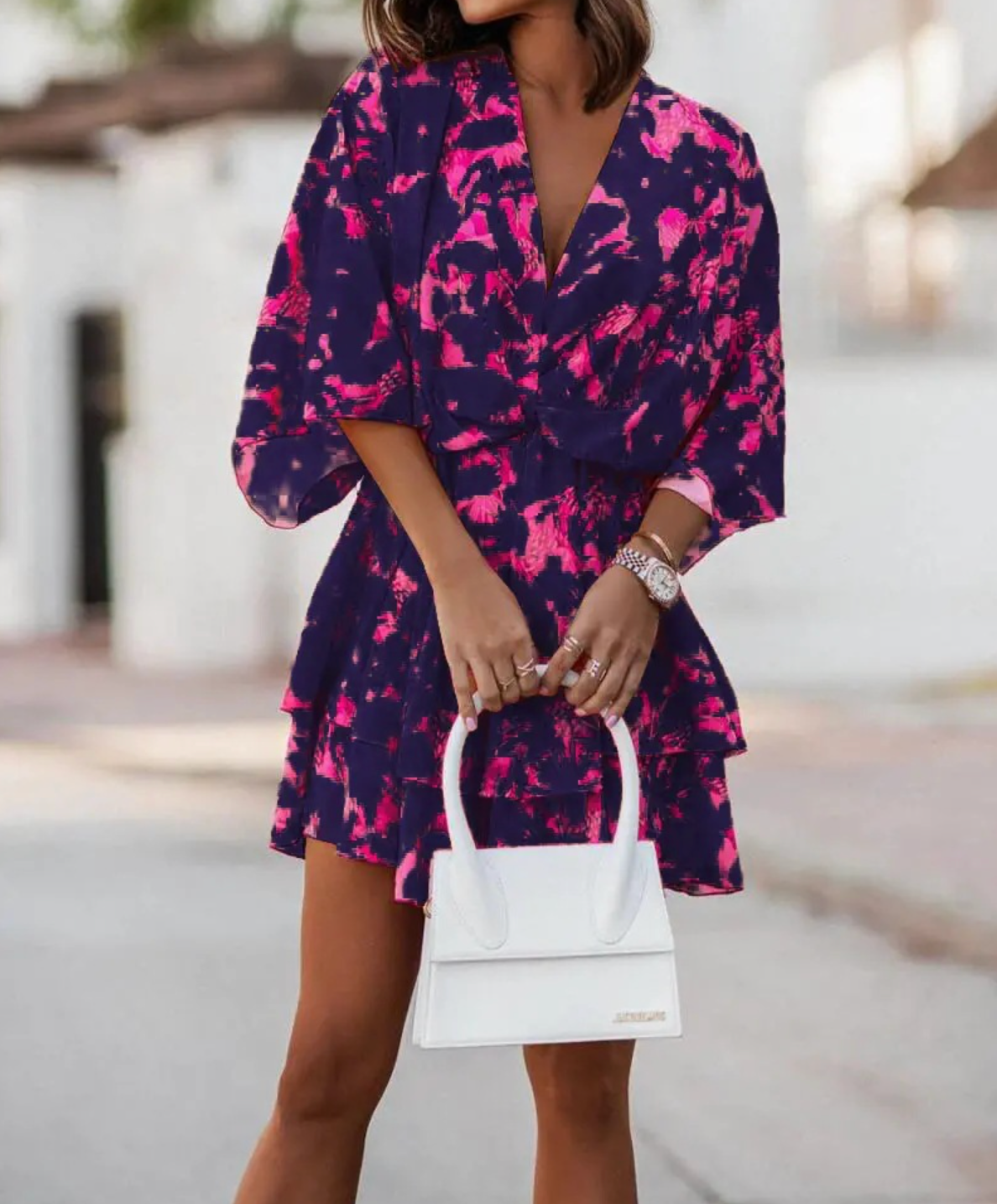 Valeria - Mini Abito Floreale Boho
