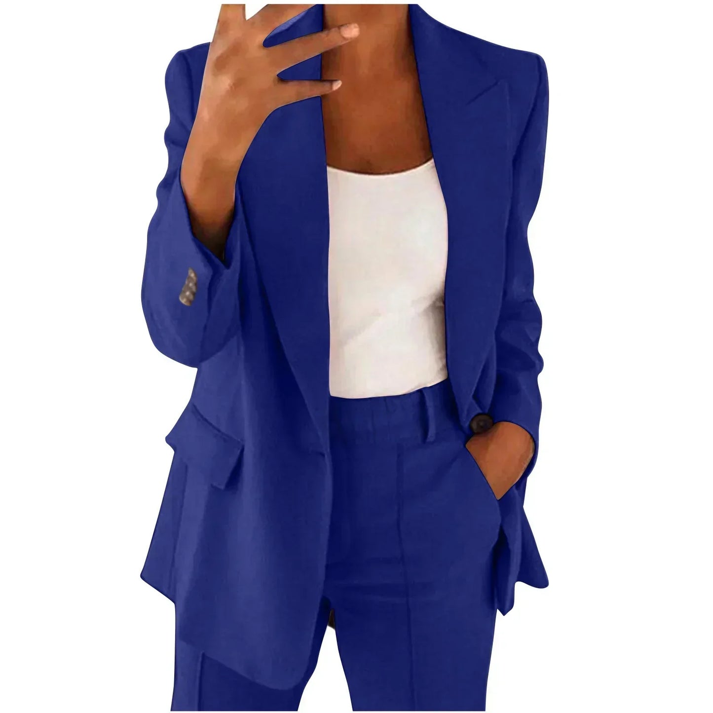 ALVERIA – SET DI BLAZER E PANTALONI ELEGANTE PER UN STILE ELEVATO