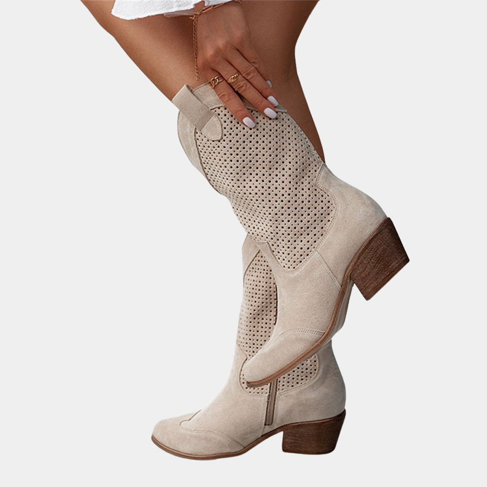 Rosie | Stivali di Pelle Stile Western