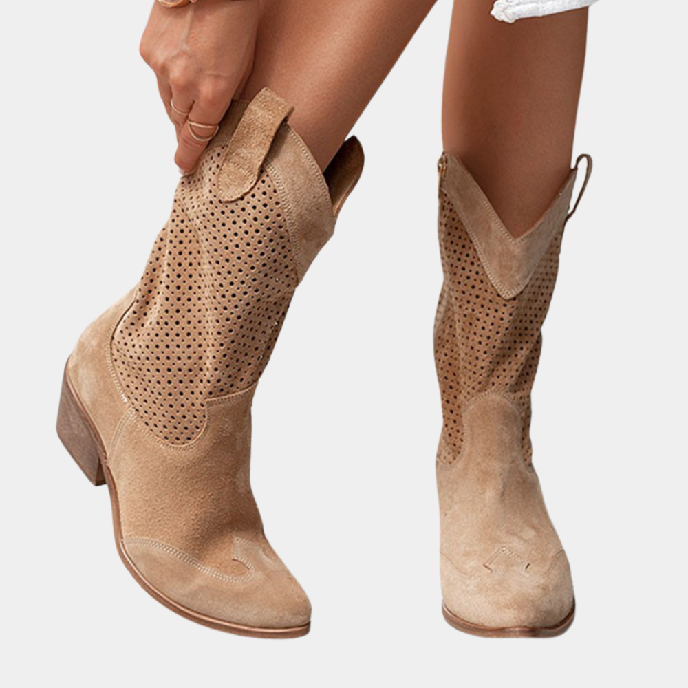 Rosie | Stivali di Pelle Stile Western
