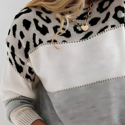 Cheyenne - Felpa Casual con Stampa leopardata