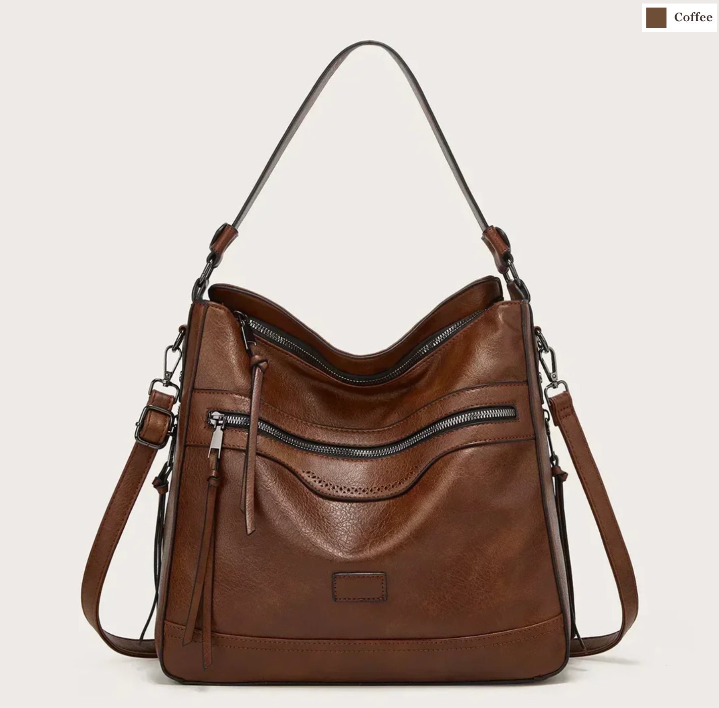 Malbjørg | BORSA A SPALLA elegante con design ondulato