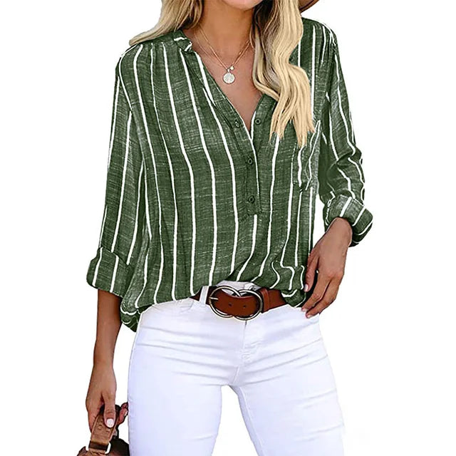 Maddie - Camicia a Righe con bottoni