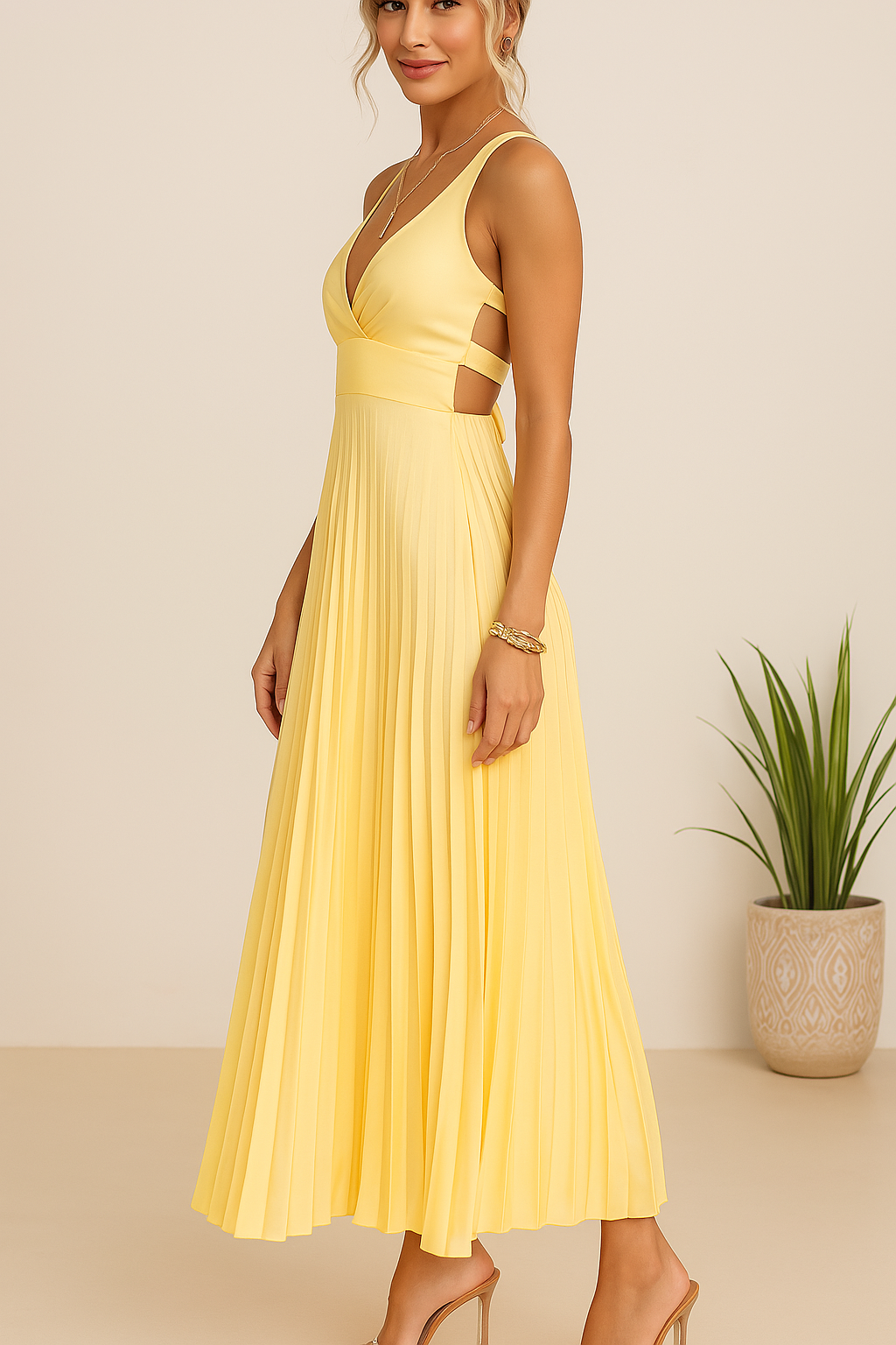 Oria - Abito Elegante con Pieghe